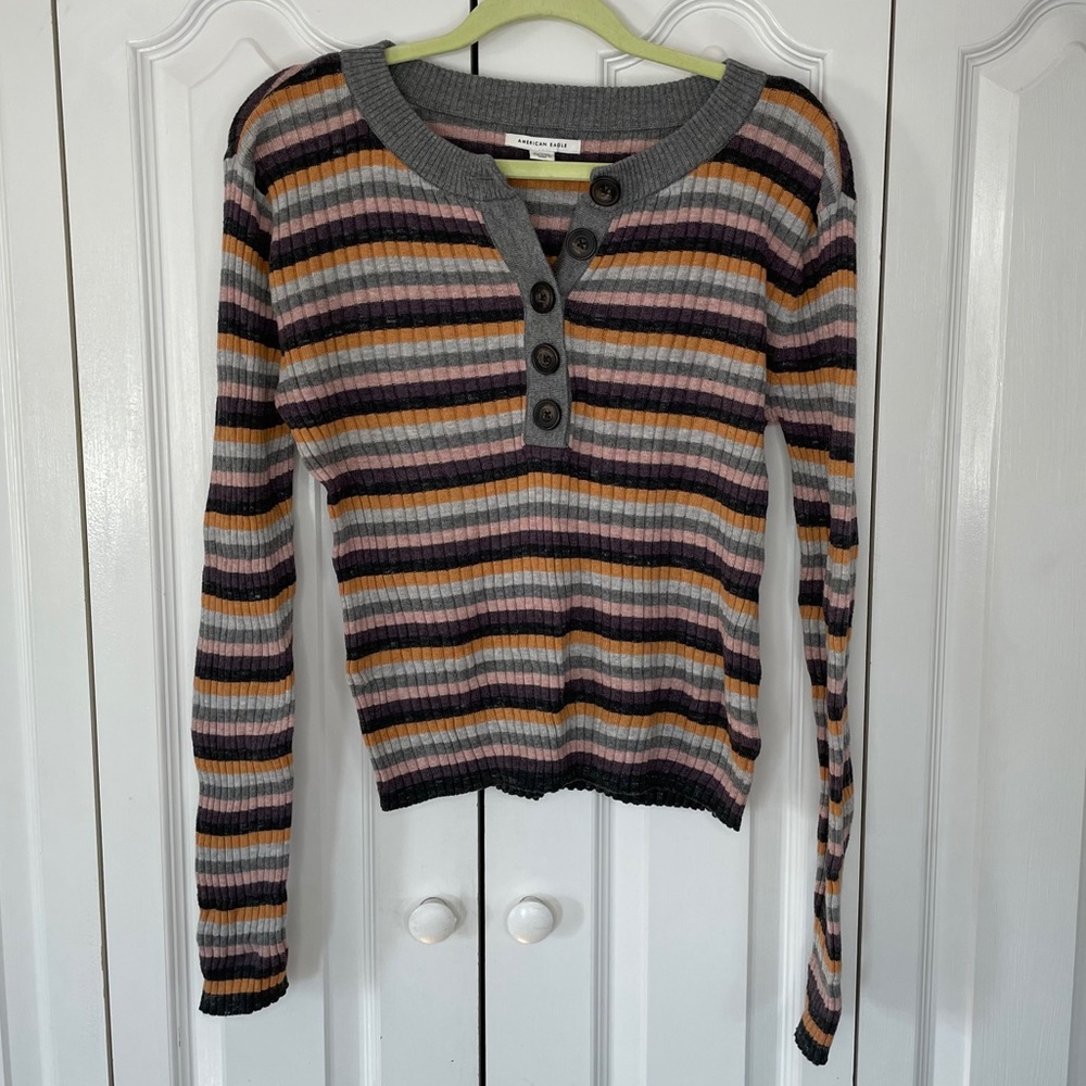 Long Sleeve Henley Shirt
